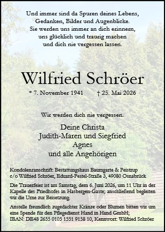 Wilfried Schröer