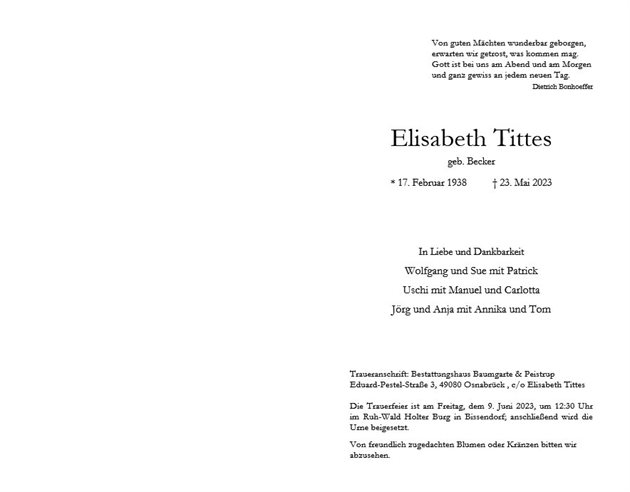 Elisabeth Tittes