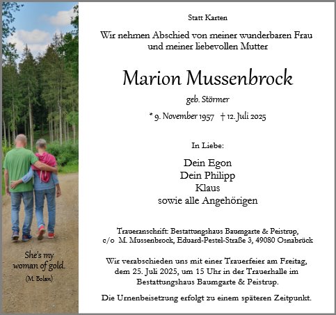 Marion Mussenbrock