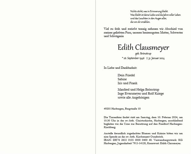 Edith Clausmeyer
