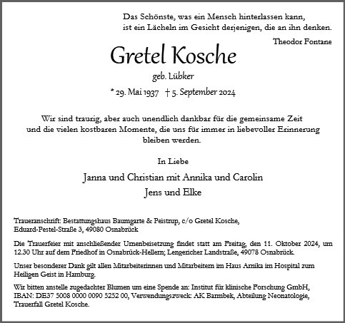 Gretel Kosche