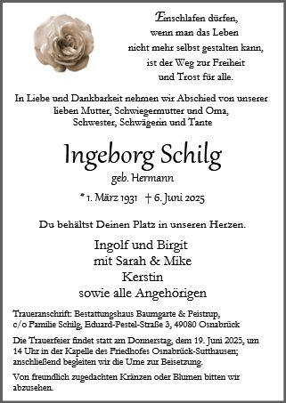 Ingeborg Schilg