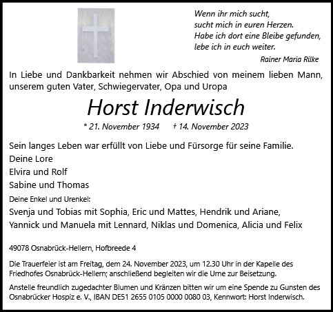 Horst Inderwisch