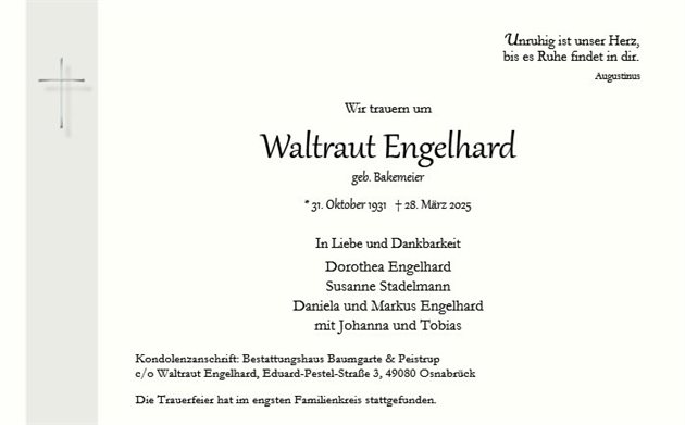 Waltraut Engelhard