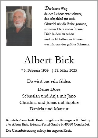 Albert Bick
