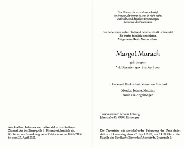 Margot Murach