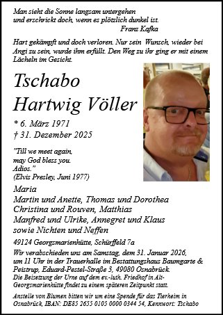 Hartwig (Tschabo) Völler
