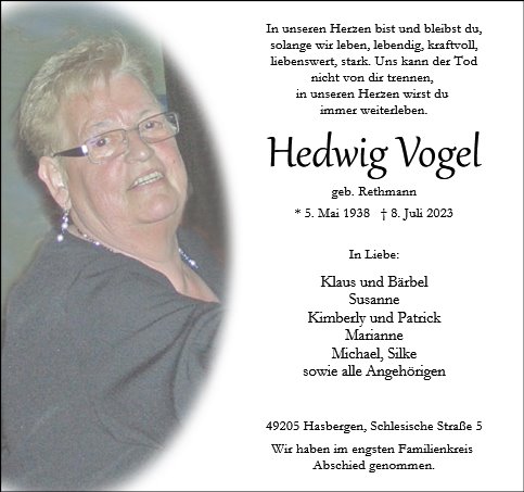 Hedwig Vogel