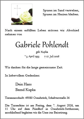 Gabriele Pohlendt