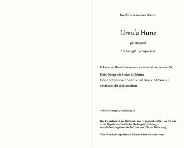 Ursula Hune