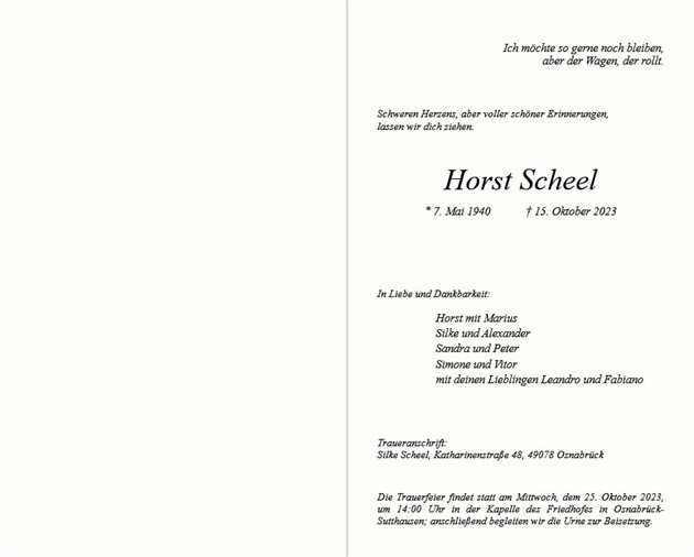 Horst Georg Scheel