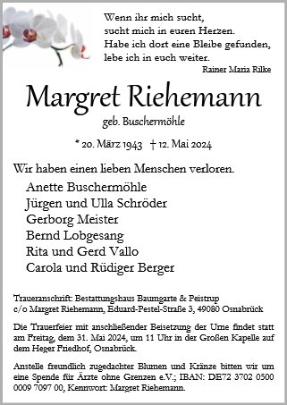 Margret Riehemann