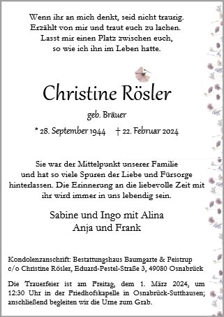 Christine Rösler