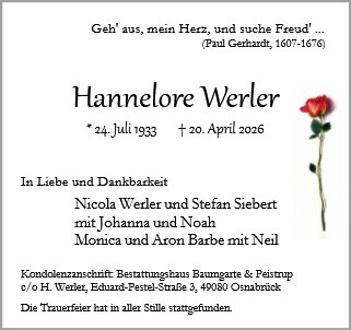 Hannelore Werler