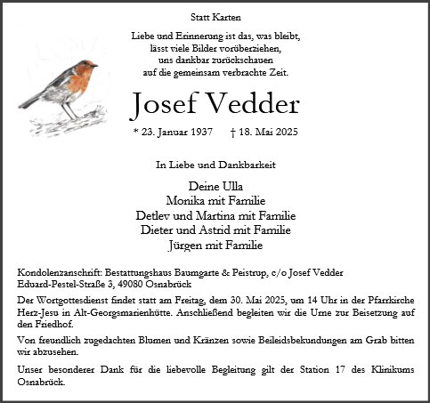 Joseph Vedder
