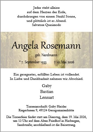 Angela Rosemann