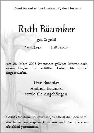 Ruth Bäumker