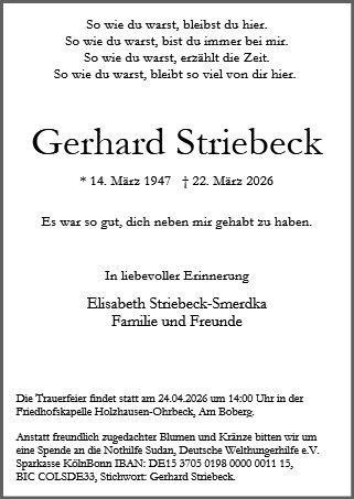 Gerhard Striebeck