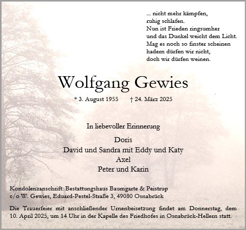 Wolfgang Gewies