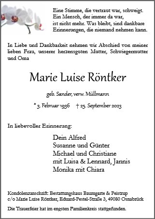 Marie Luise Röntker