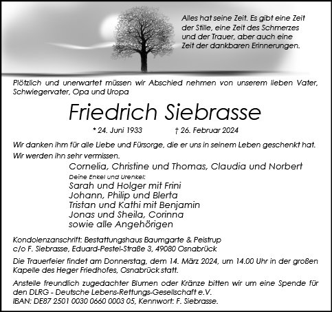 Friedrich Siebrasse