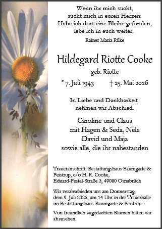 Hildegard Riotte Cooke