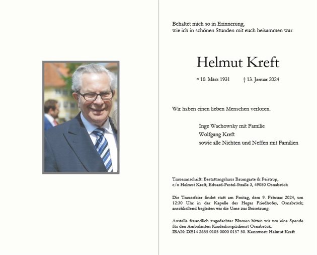 Helmut Kreft