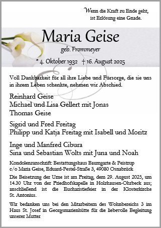 Maria Geise