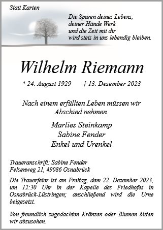 Wilhelm Riemann