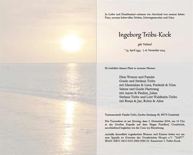 Ingeborg Tröbs-Kock