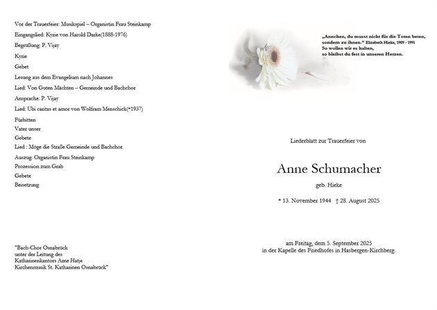 Anne Schumacher