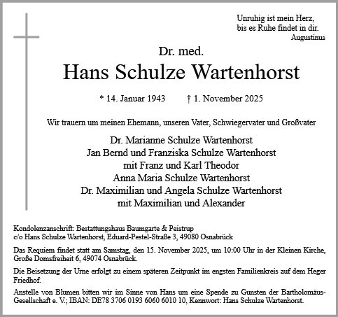 Hans Schulze Wartenhorst