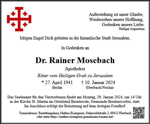 Rainer Mosebach