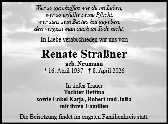 Renate Straßner