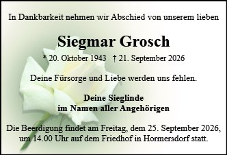 Siegmar Grosch