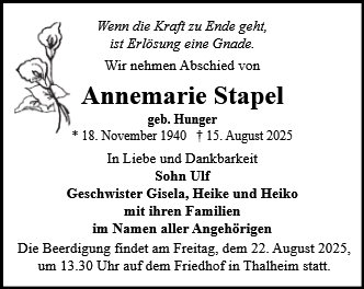 Annemarie Stapel