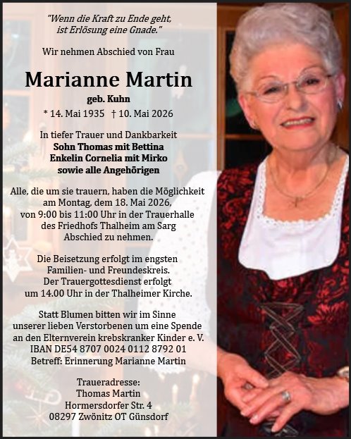 Marianne Martin
