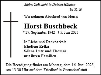 Horst Buschbeck