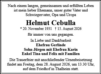 Helmut Cebulla