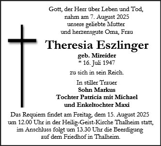 Theresia Eszlinger