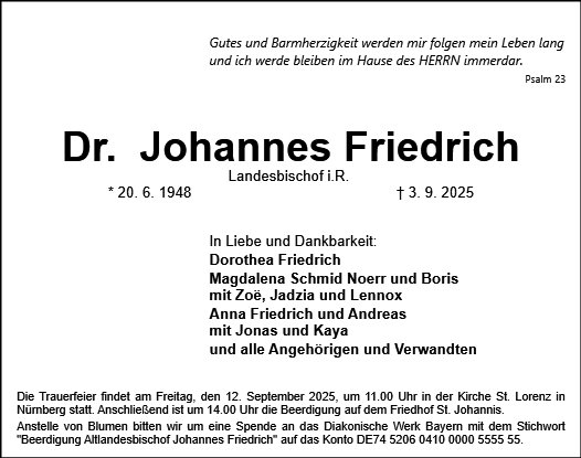Johannes Friedrich