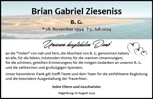 Brian Gabriel Zieseniss