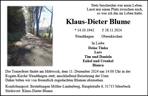 Klaus-Dieter Blume