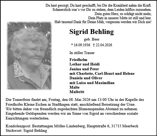 Sigrid Behling