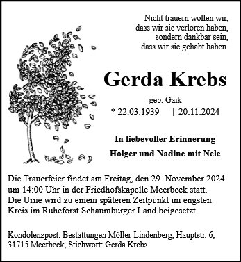 Gerda Krebs