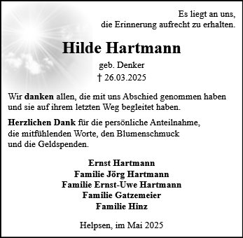Hilde Hartmann
