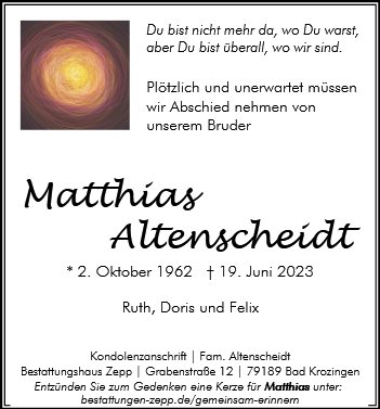 Matthias Altenscheidt