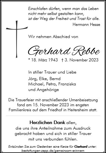 Gerhard Rebbe