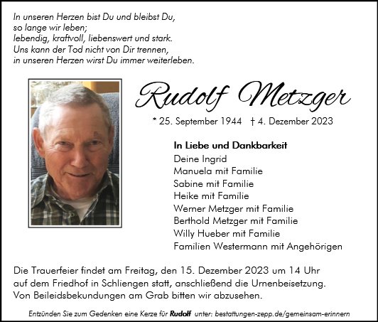 Rudolf Metzger
