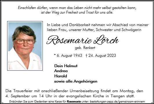Rosemarie Lörch